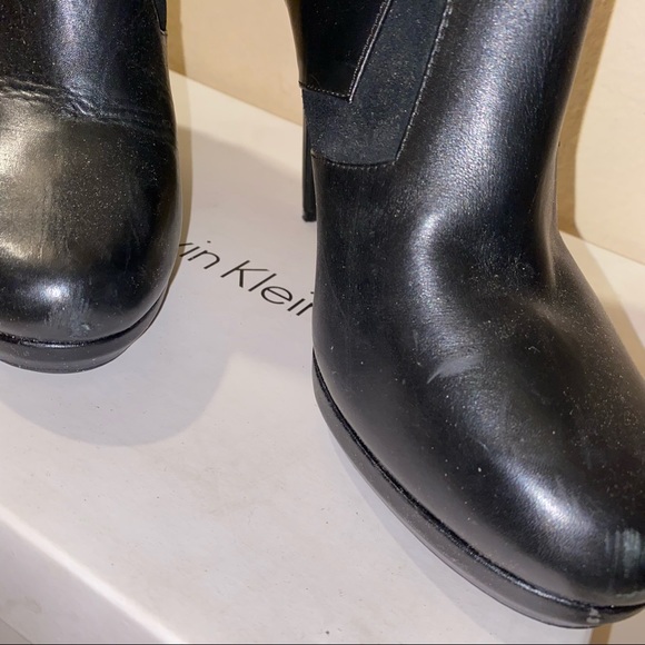 Calvin Klein Leather & Suede Bootie - Picture 5 of 5